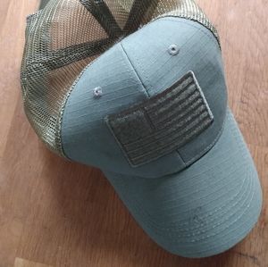 USA Fatigue Army Green Snapback (needs repair)